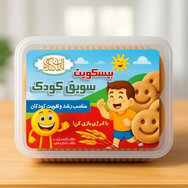 بیسکویت سویق کودک ایران گیاه